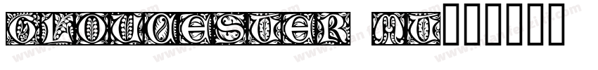 GLOUCESTER MT字体转换